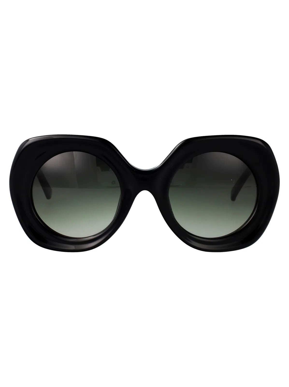 Yohji Yamamoto Matt Black Acetate Sunglasses