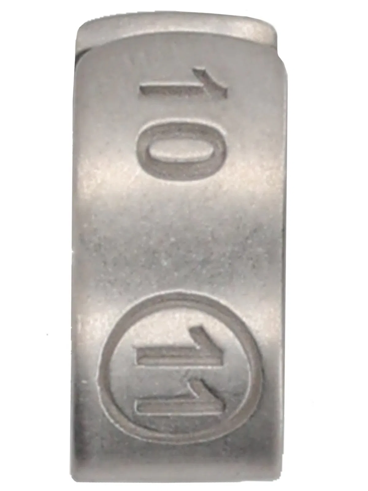 Maison Margiela Grey Brass Earrings