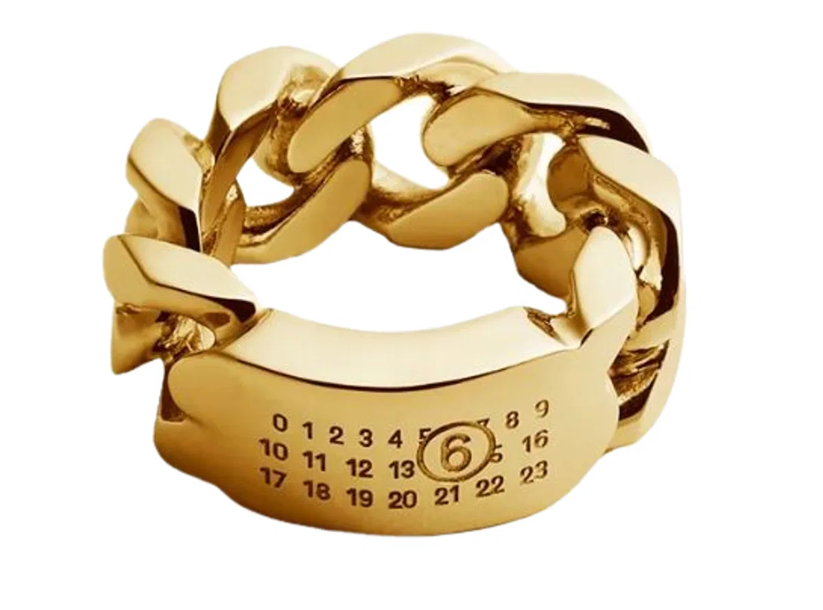 Mm6 maison margiela Gold Tone Chain Link Accessory