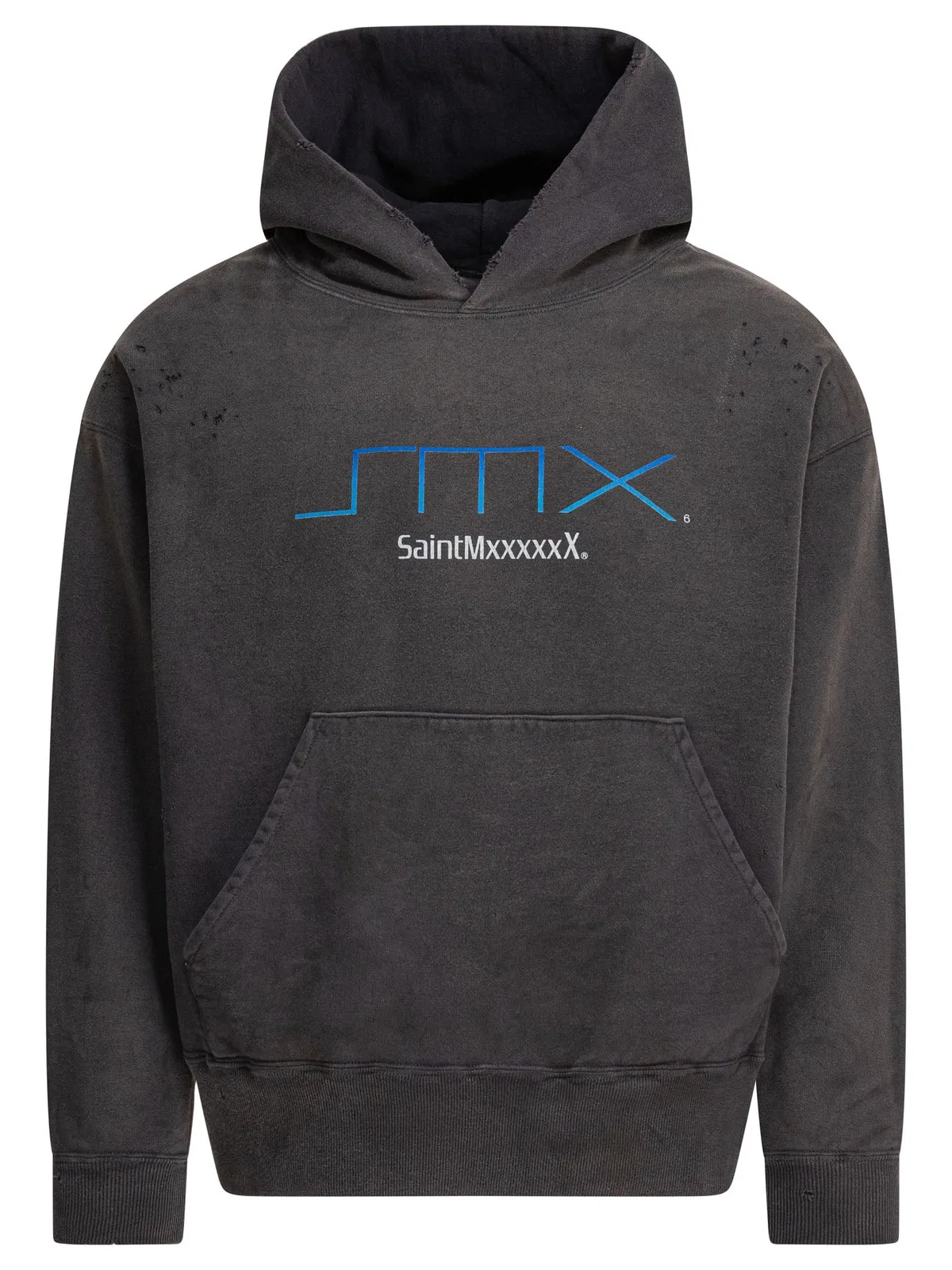 Saint Mxxxxxx Black Cotton Sweatshirt