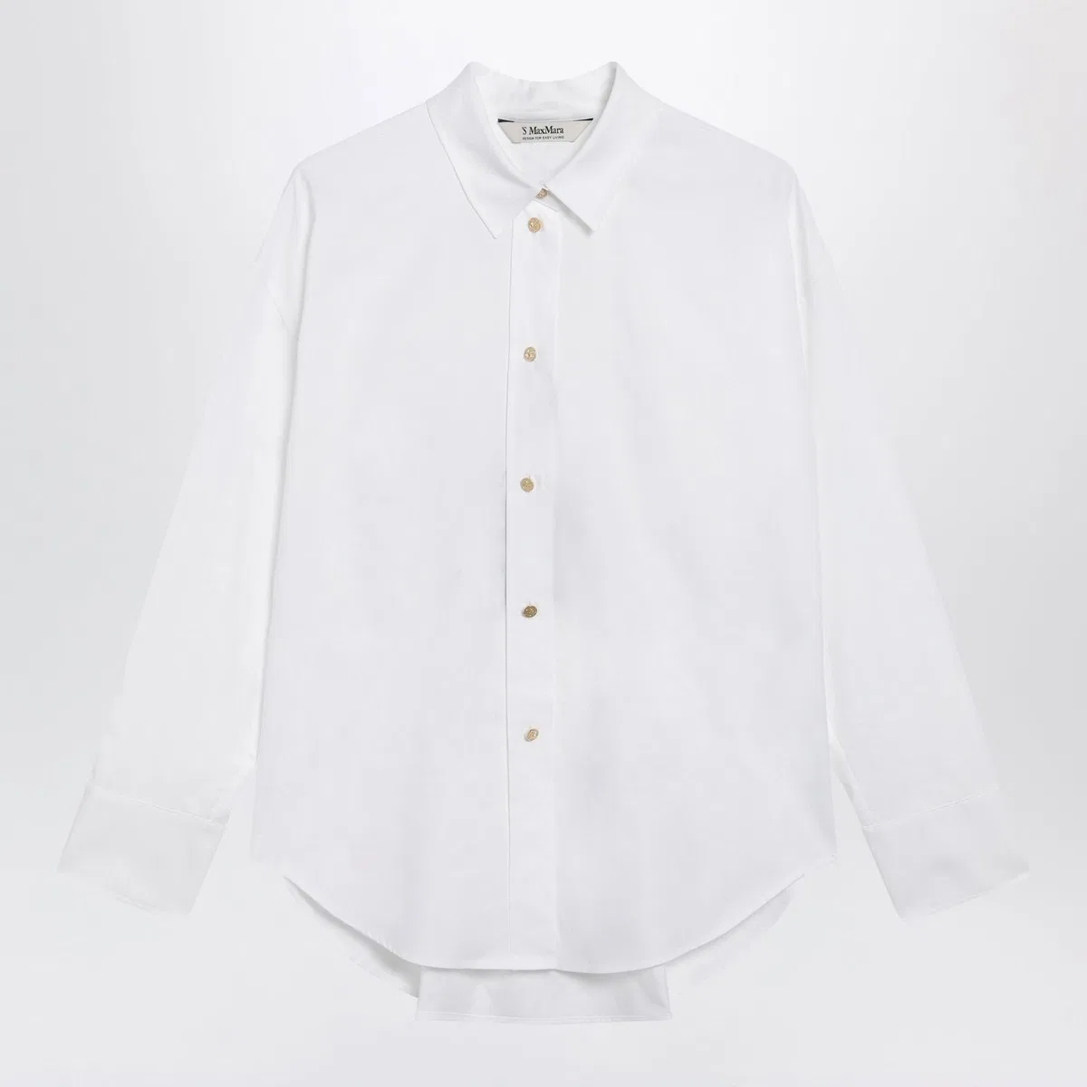 'S Max Mara Max Mara S White Cotton Shirt