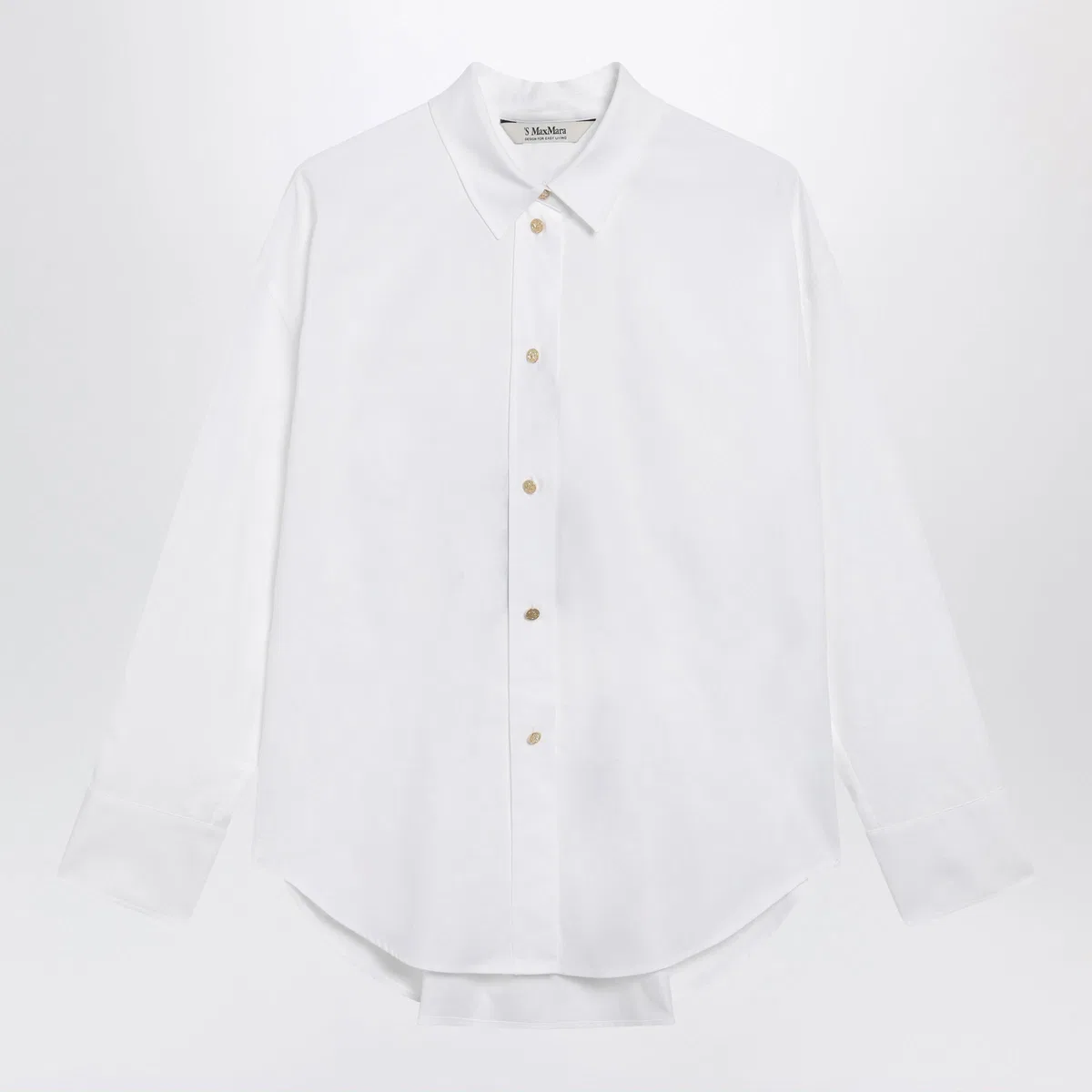 'S Max Mara White Cotton Shirt