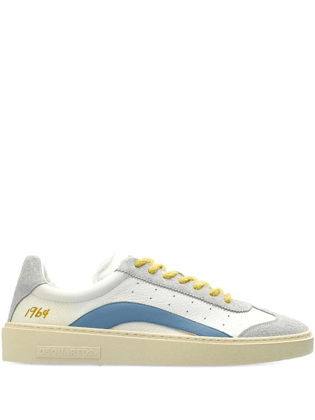 Dsquared2 White Avio Calf Goat Rider
