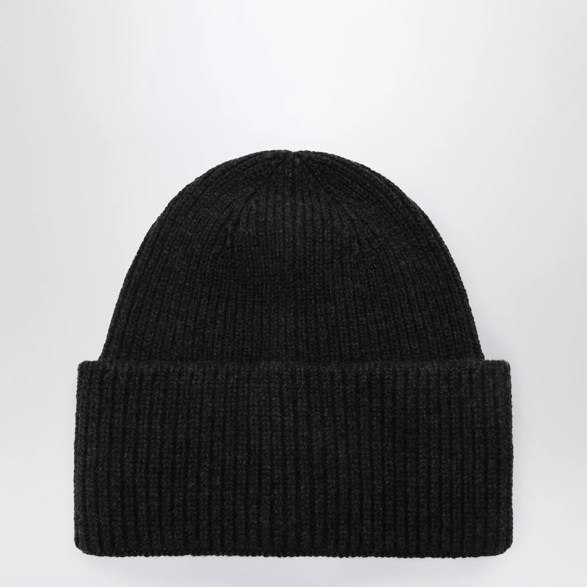 Destin Anthracite Wool And Cashmere Beanie