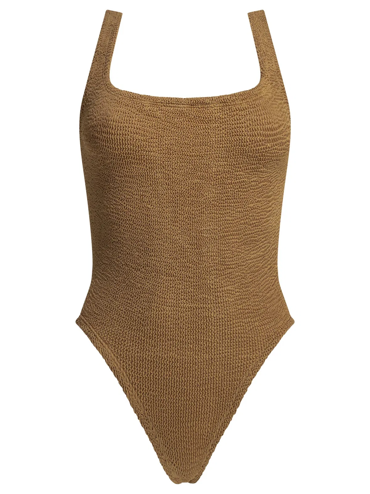 Hunza g Brown Polyamide Elastane Swimwear