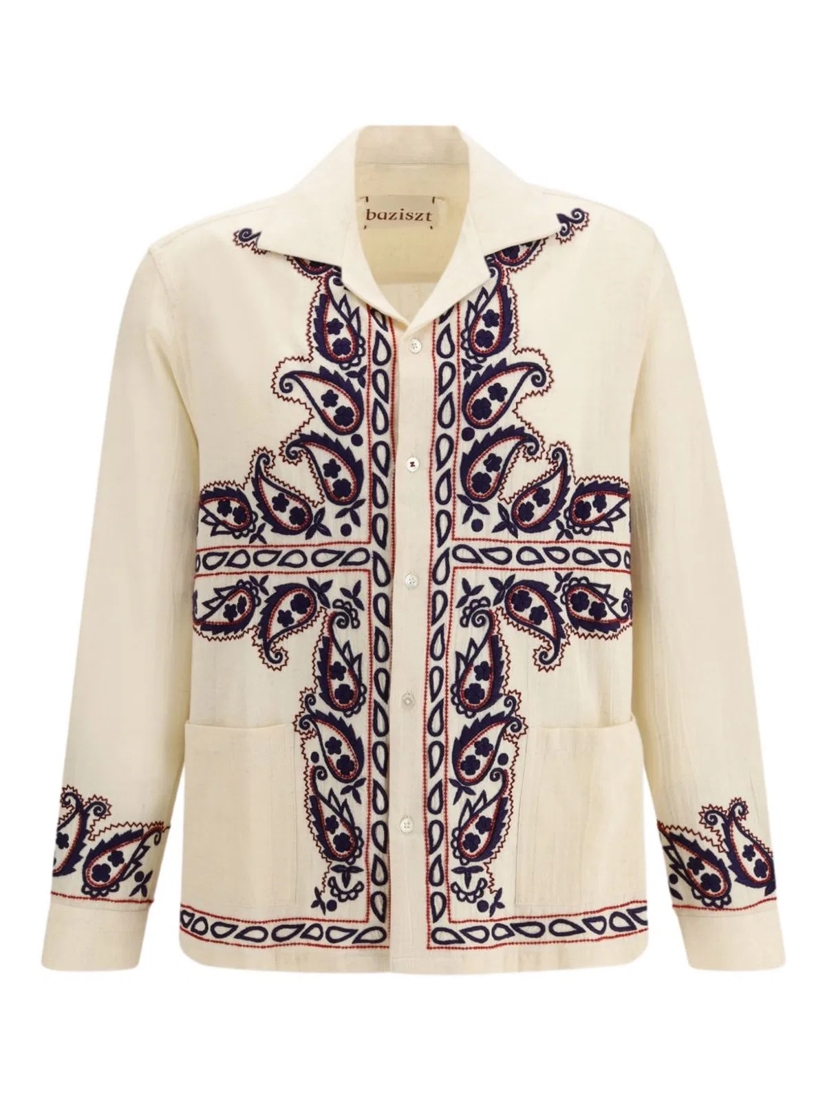 Baziszt Beige Cotton Shirt