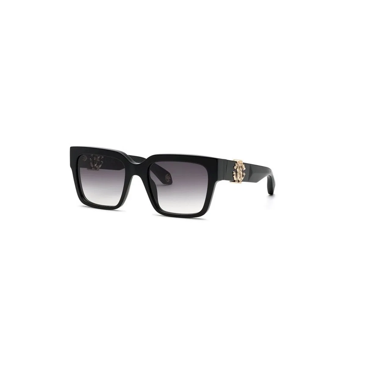 Roberto Cavalli Black Acetate Sunglasses