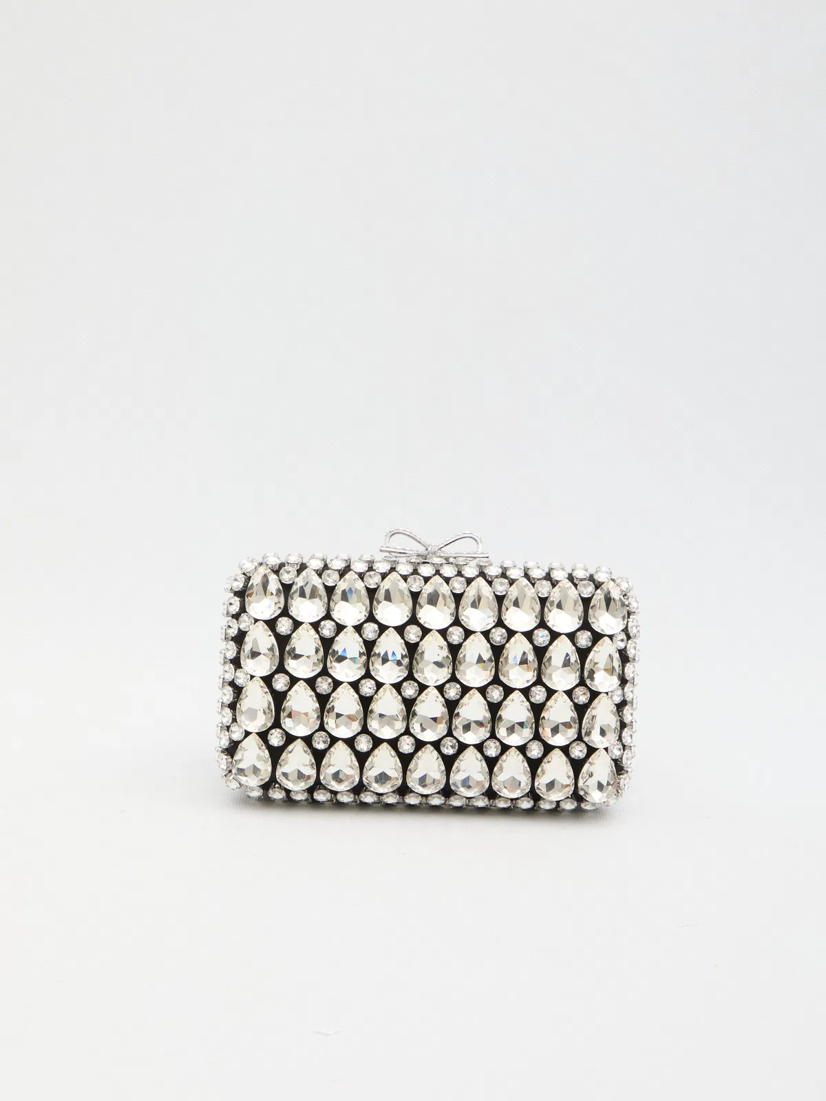 Self-Portrait Clutch With Crystals