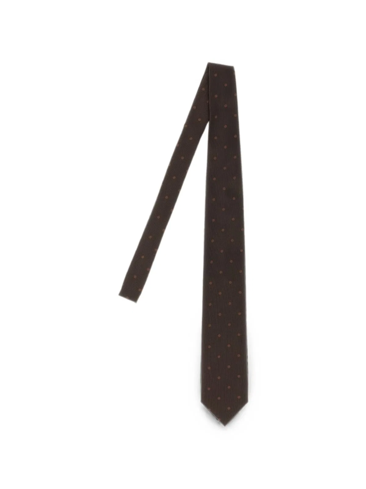 Tom Ford Brown Polka Dot Tie