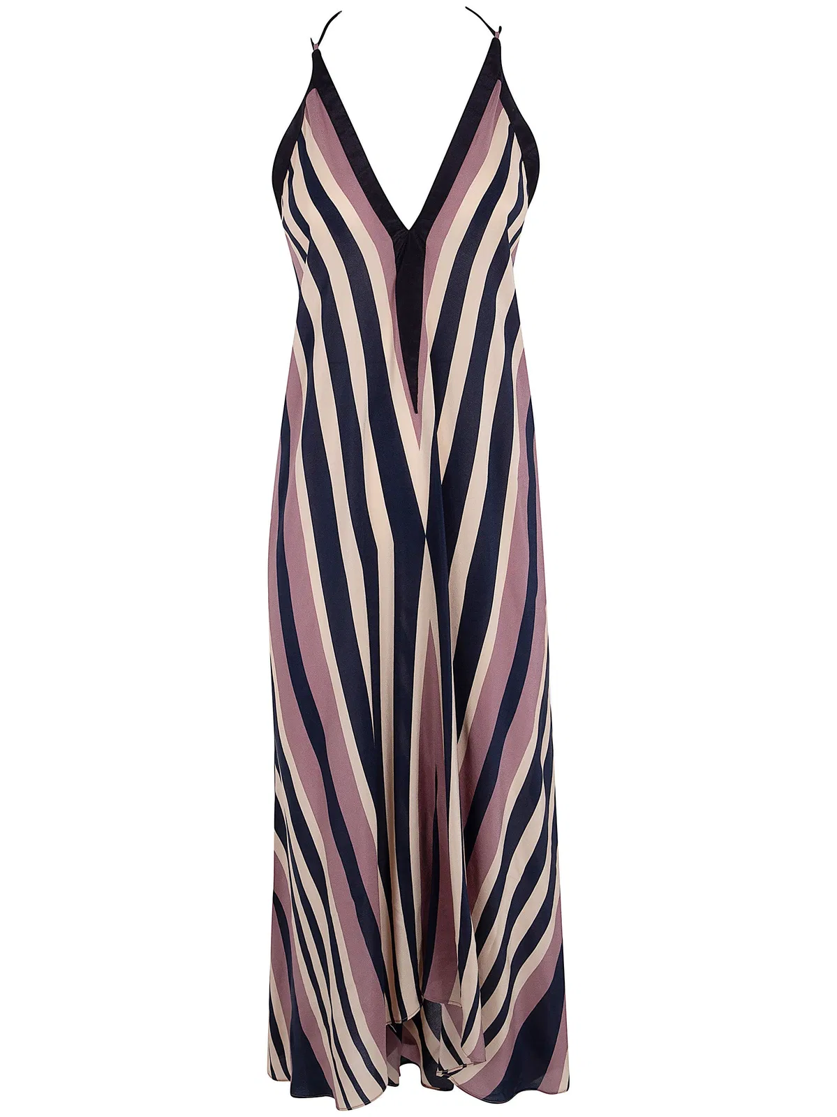 Volantis "Sunset" Deep Neck Dress