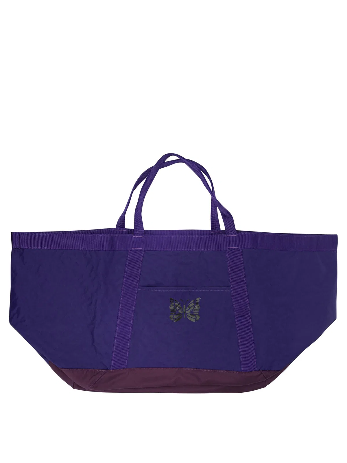 Needles Tool Tote Purple Nylon Large Shoulder Ba
