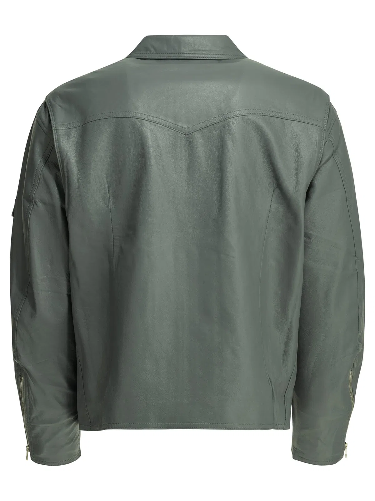 Needles Southern Green Sheep Leather Jacket