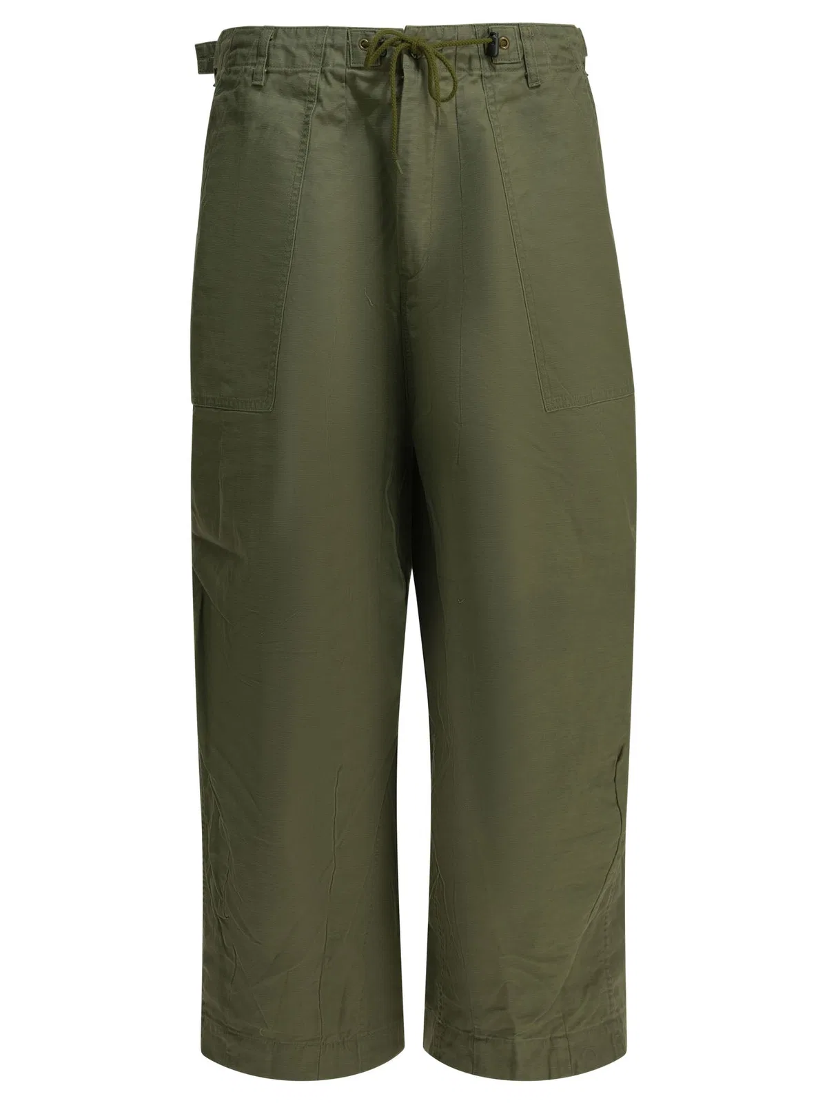 Needles Fatigue Green Cotton Parachute Pants