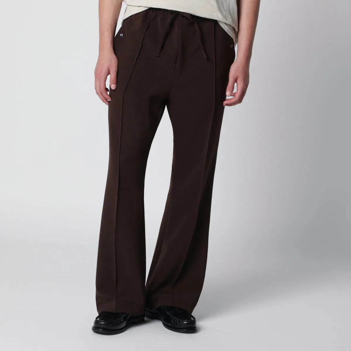 Needles Polyester Piping Cowboy Pants In Brown