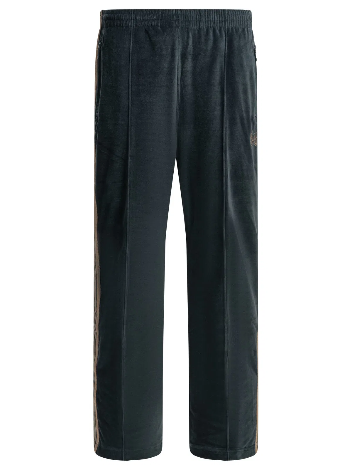 Needles Blue Cotton Polyester Sports Pants