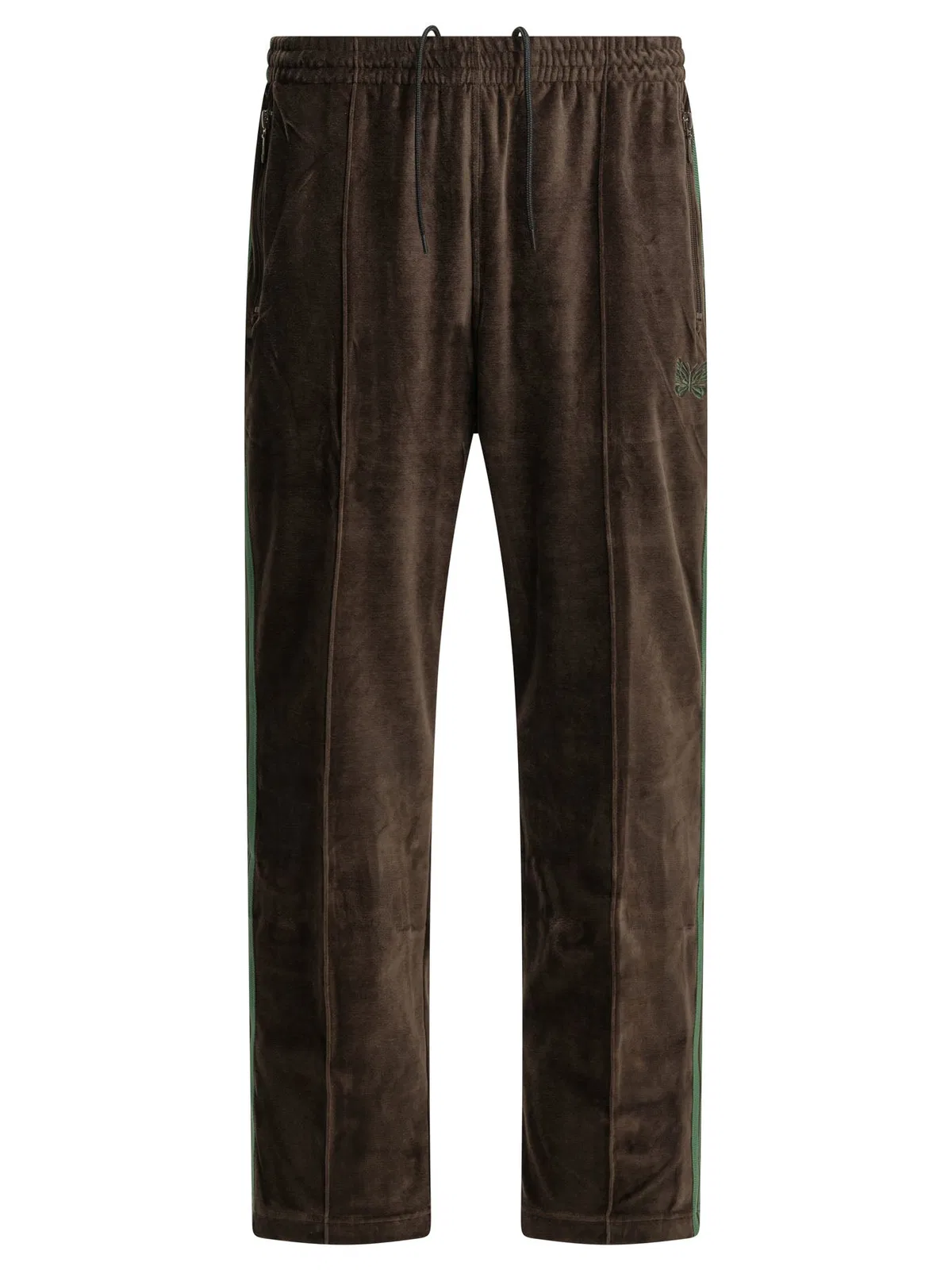 Needles Brown Cotton Polyester Sports Pants
