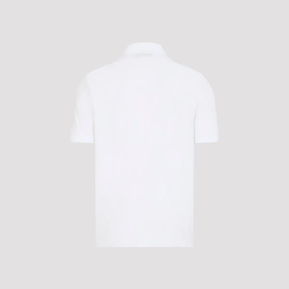 Canali White Cotton T-Shirt