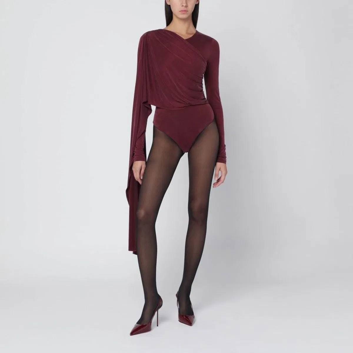 The Andamane Xenia Rouge Noir Bodysuit