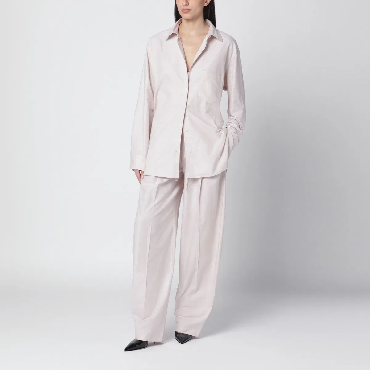 The Andamane Ivory Wendela Oversized Suit