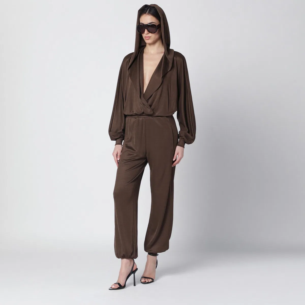 The Andamane Grace Knit Set In Chocolate
