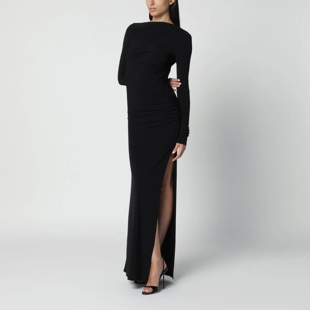 The Andamane Openback Stretch Jersey Maxi Dress