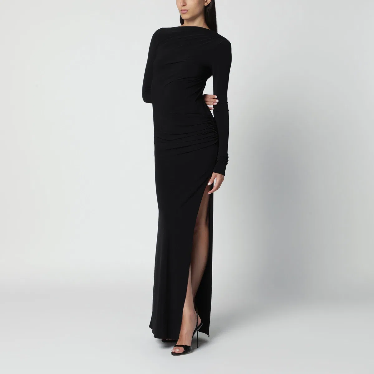 The Andamane Open-Back Stretch Jersey Maxi Dress