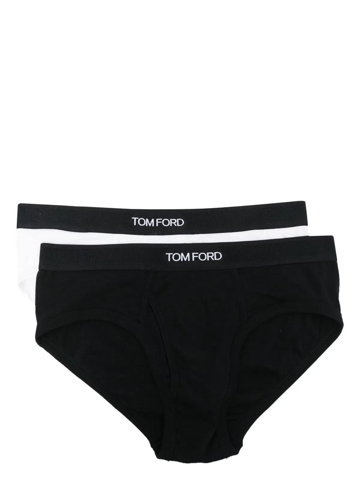 Tom Ford Logo-Waistband Cotton Briefs Two Pack