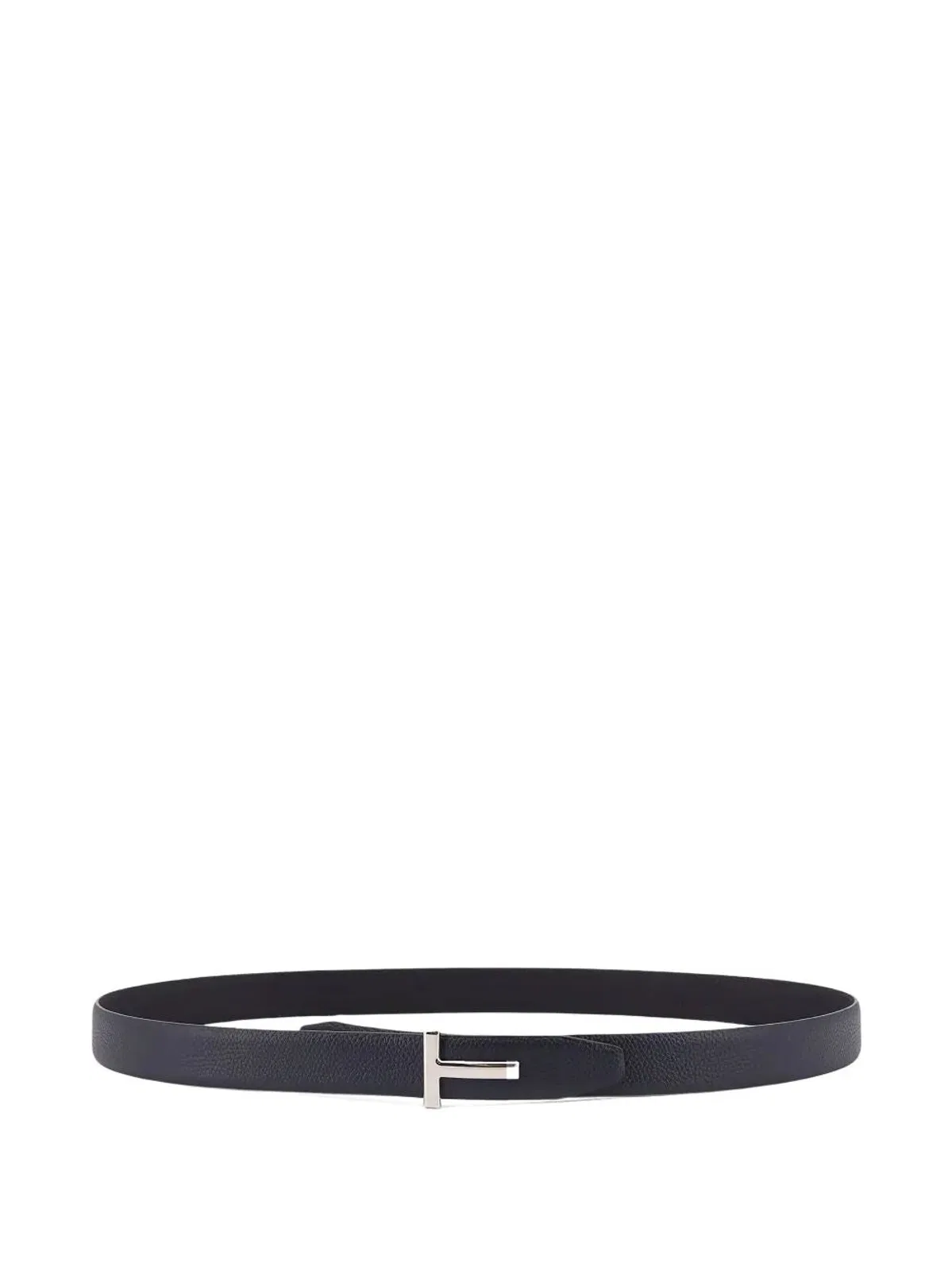 Tom Ford Grained Leather T-Buckle Belt