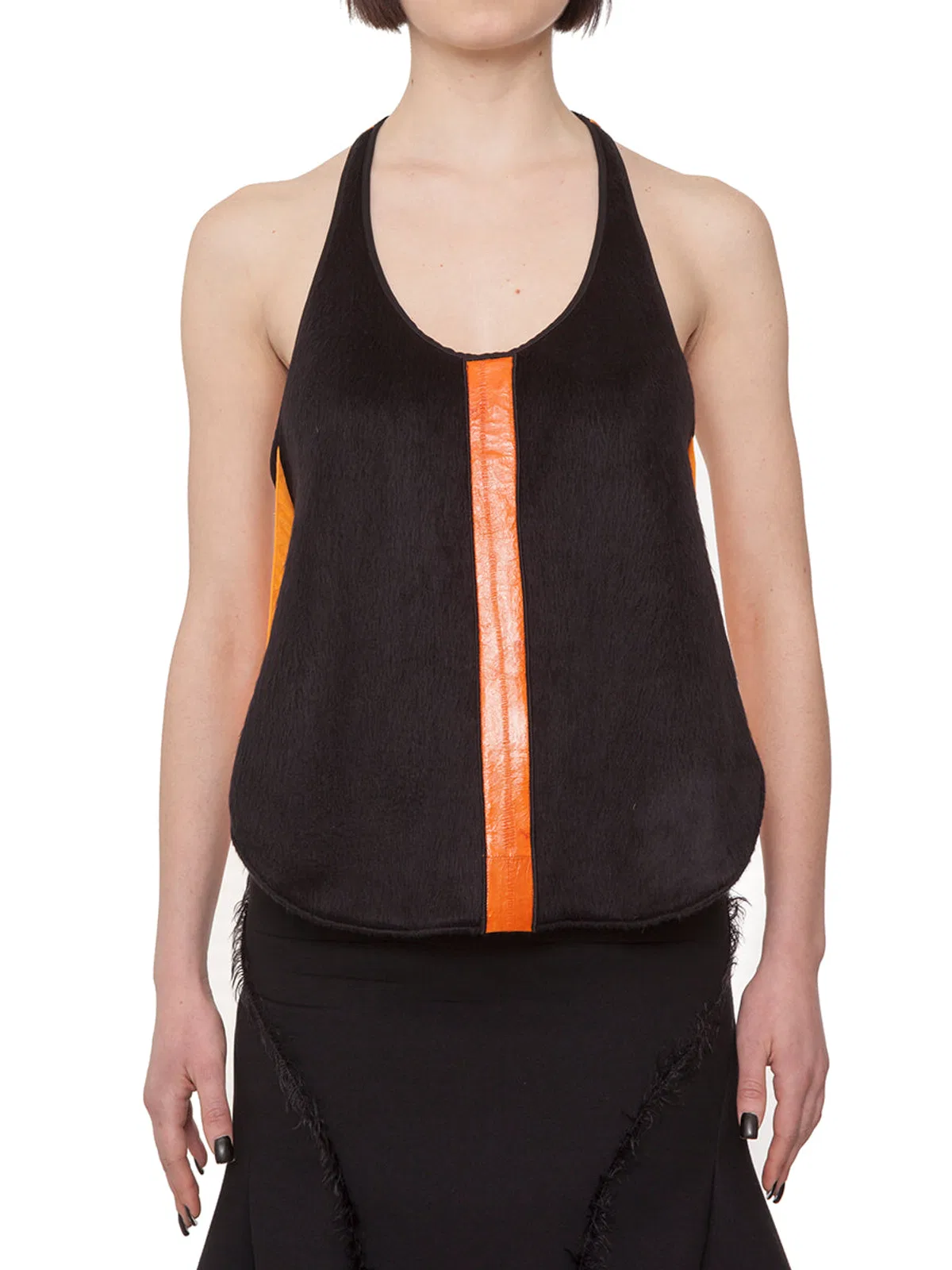 Ssheena Two-Coloured Silk Top