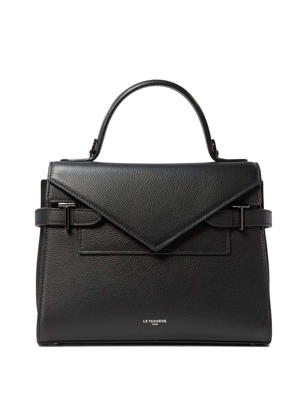 Le Tanneur Black Calf Leather Handbag