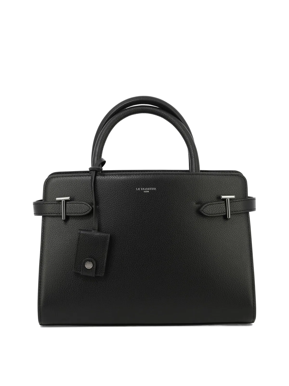 Le Tanneur Black Calf Leather Handbag