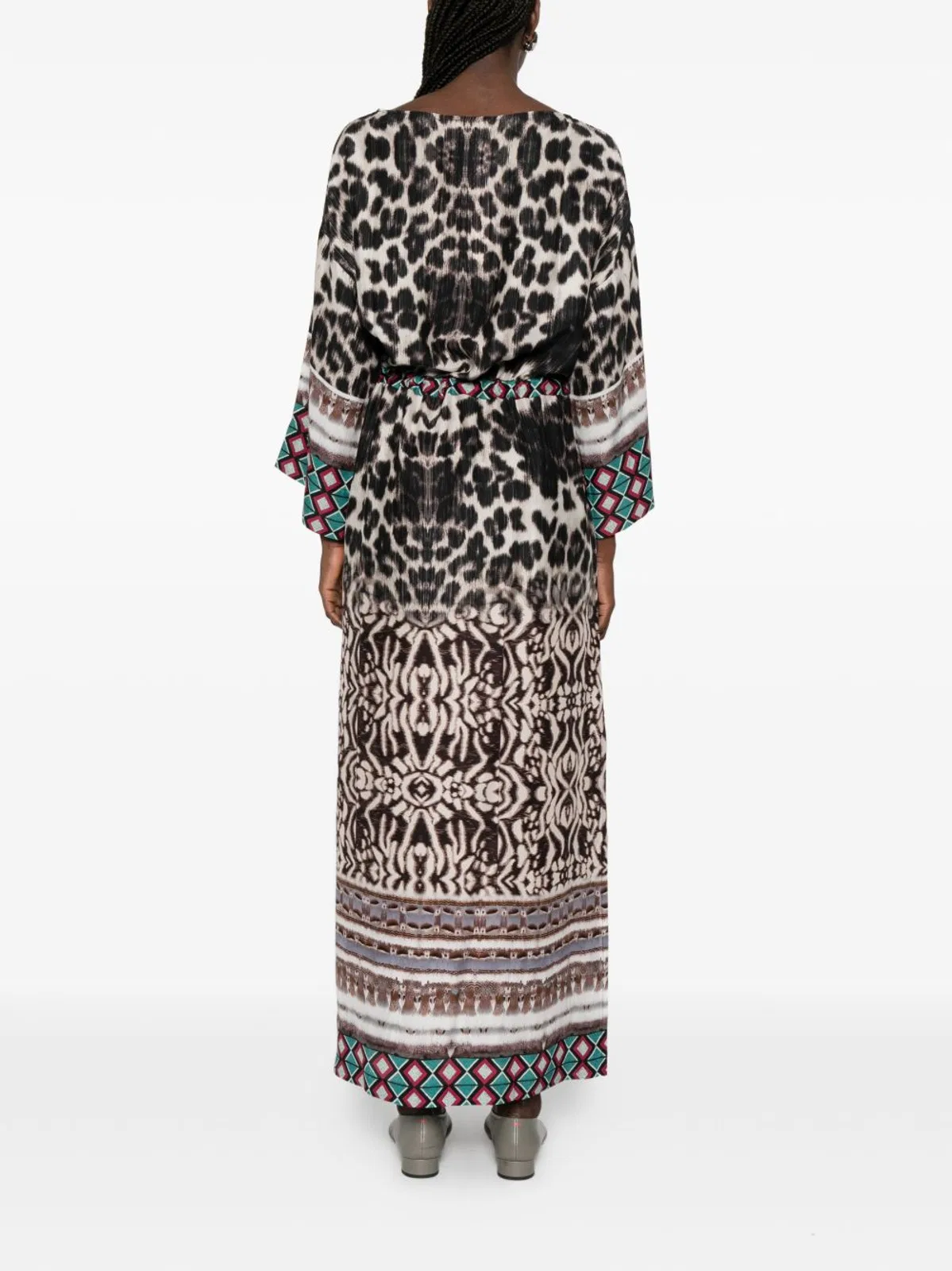 Pierre Louis Mascia Printed Silk Dress