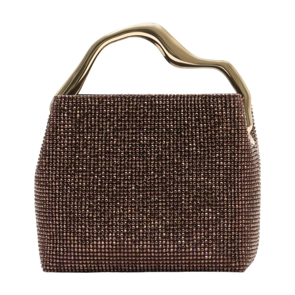Cult Gaia Multicolour Rhinestone Mesh Handbag