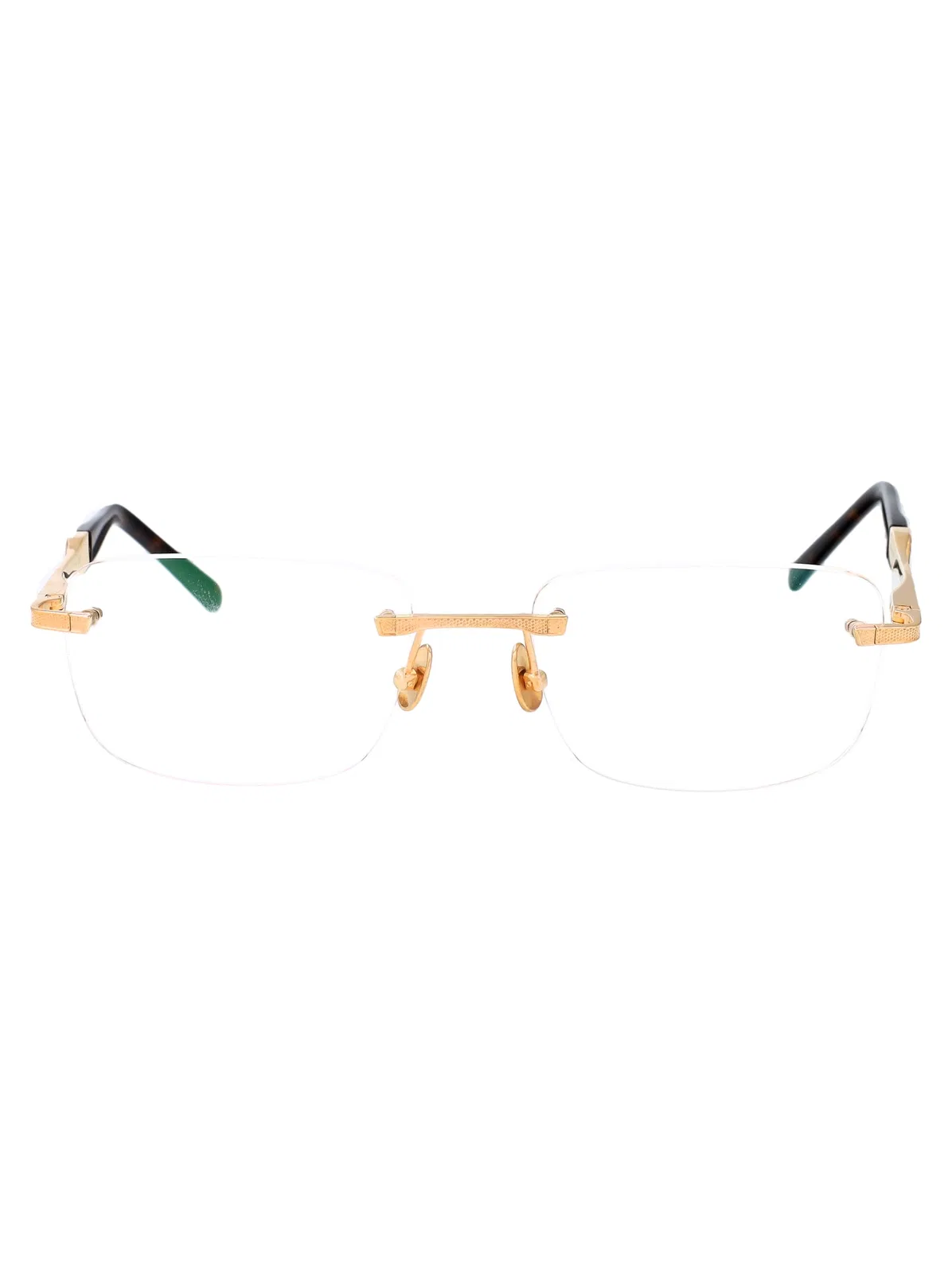 Maybach Eyewear Champagne Gold Plated Titanium Glasses