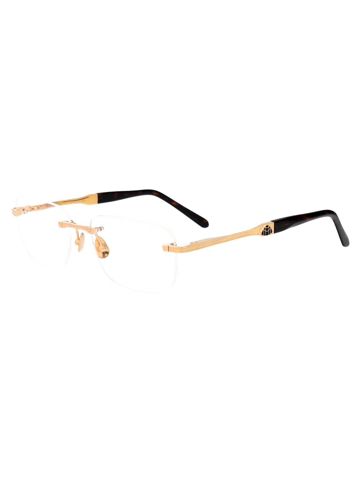 Maybach Eyewear Champagne Gold Plated Titanium Glasses