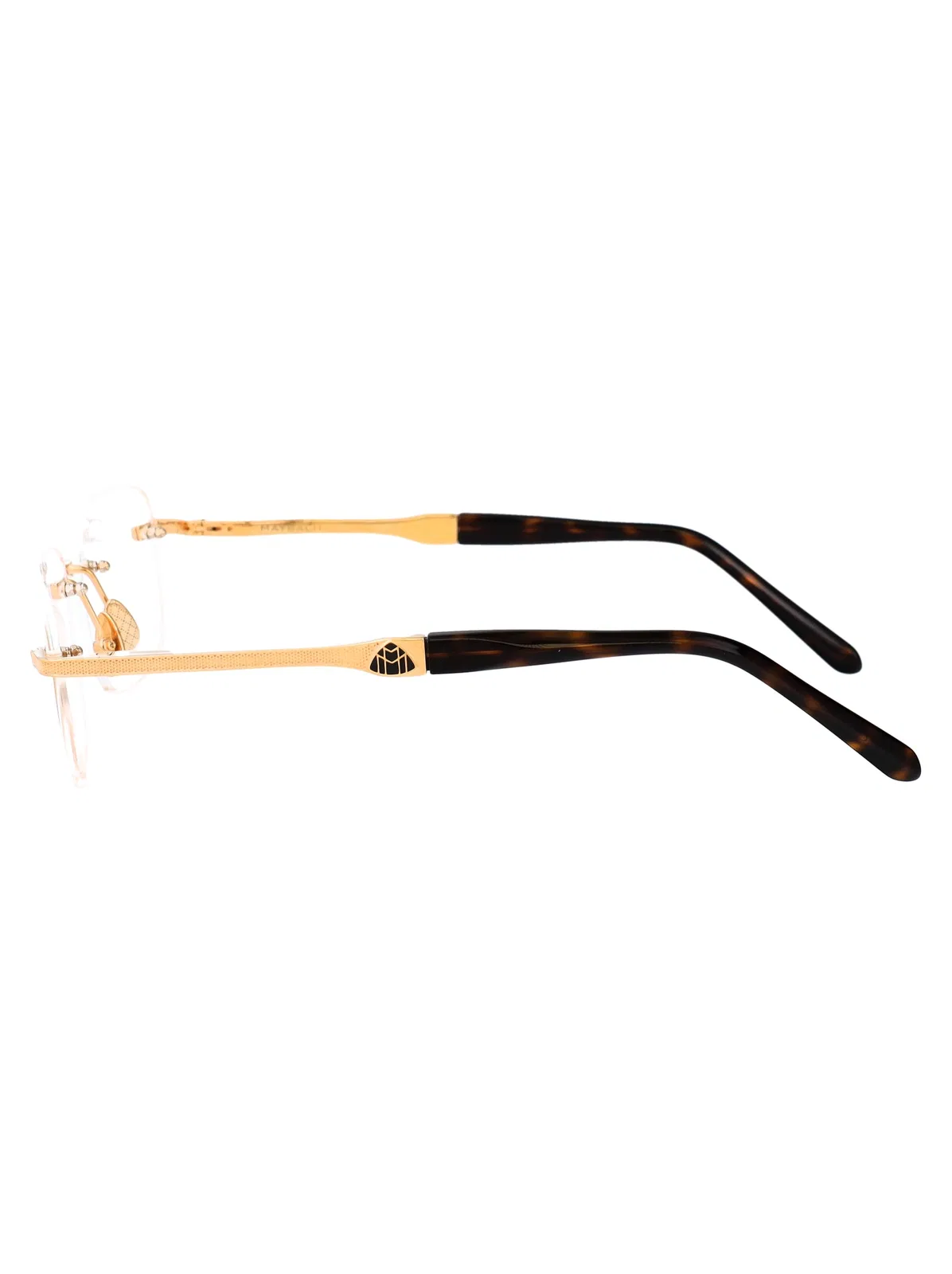 Maybach Eyewear Champagne Gold Plated Titanium Glasses