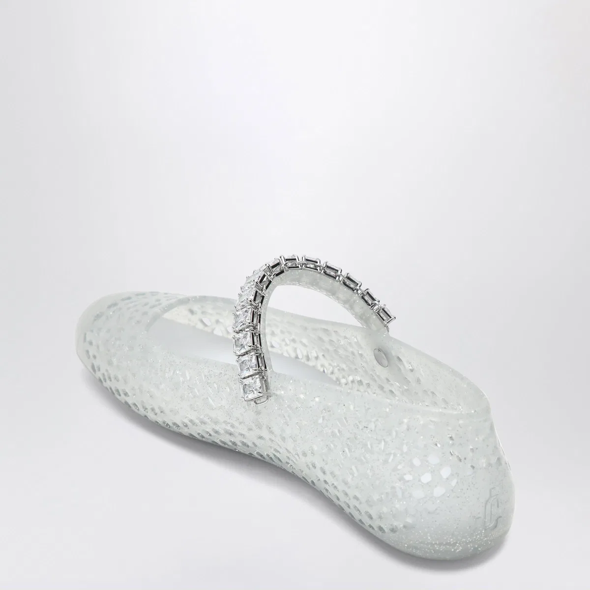 Jimmy Choo The Jelly Transparent Ballet Flats With