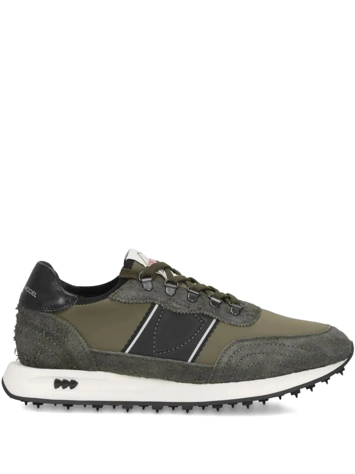 Philippe Model Paris Suede Leather Low-Top Sneakers With Pane