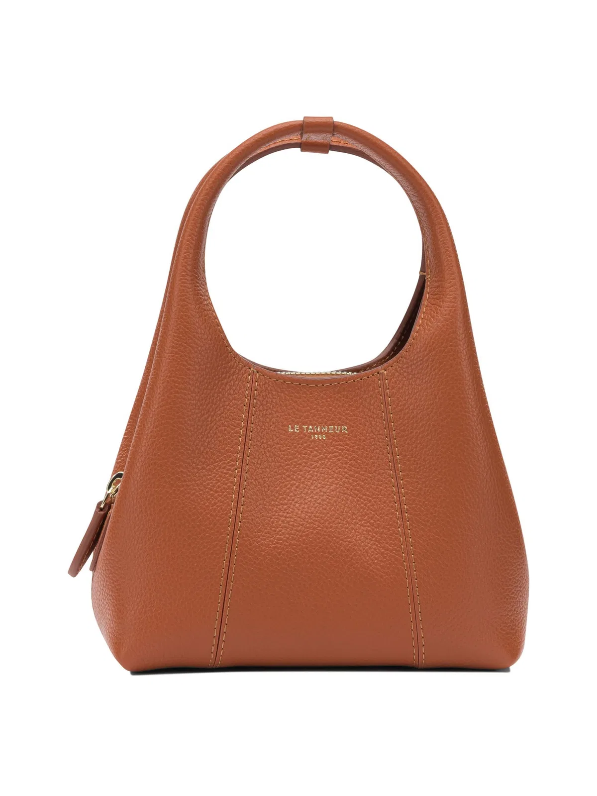 Le Tanneur Orange Leather Handbag