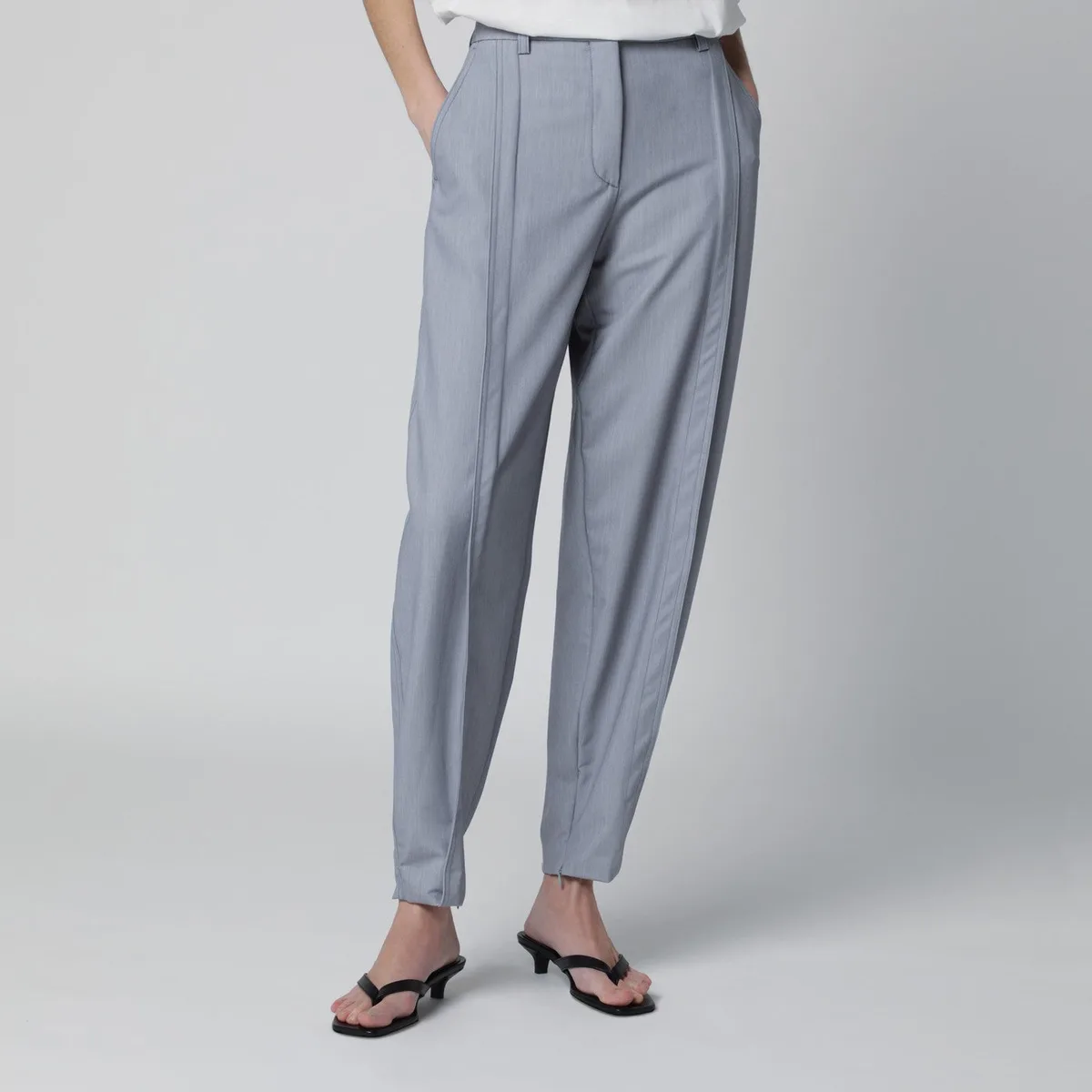The Latest Thelatest Grey Daniela Trousers