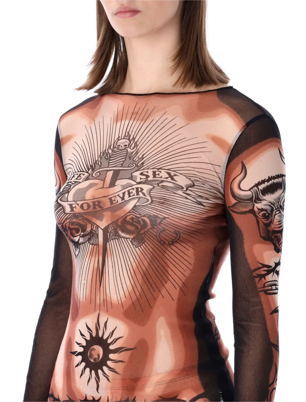 Jean Paul Gaultier Multicolour Polyamide Top