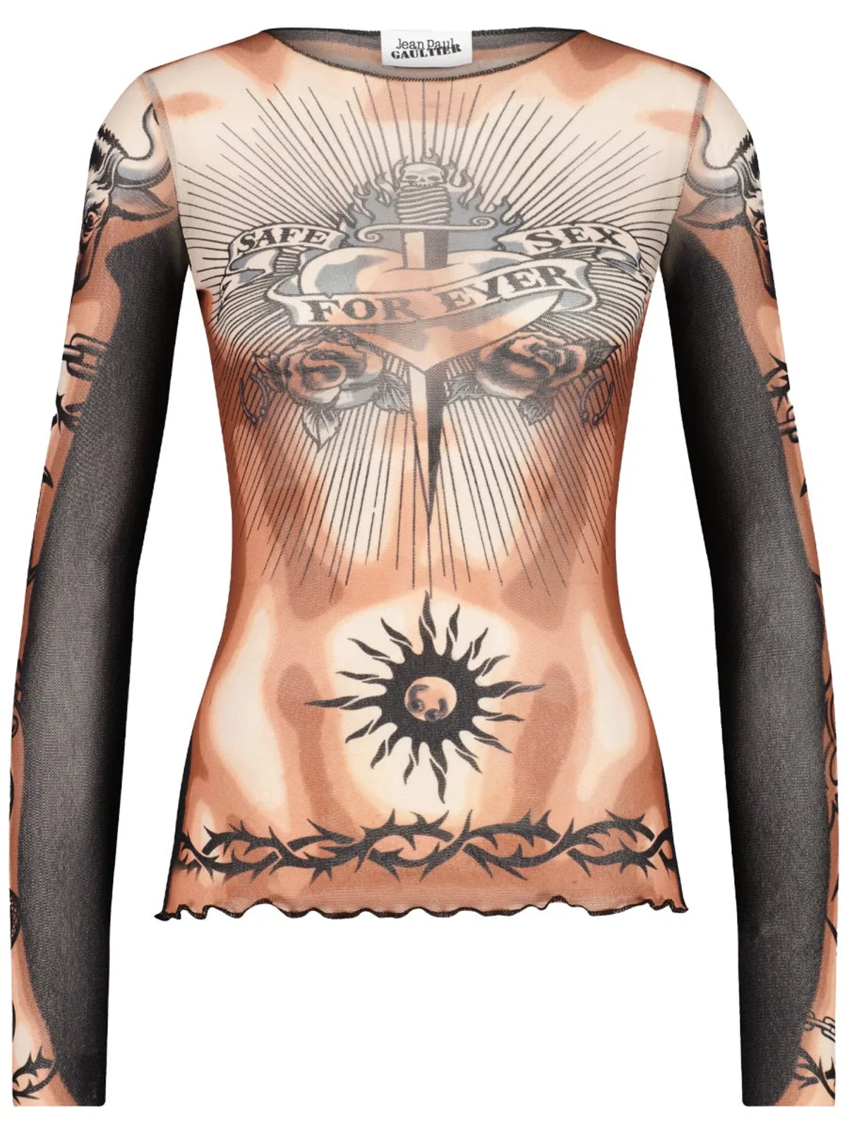 Jean Paul Gaultier Multicolour Polyamide Top