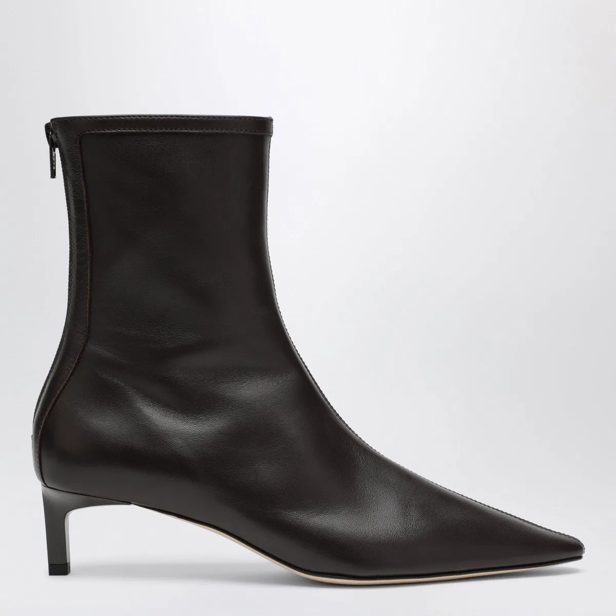 Dear Frances Black Topo Boots In Nappa Leather