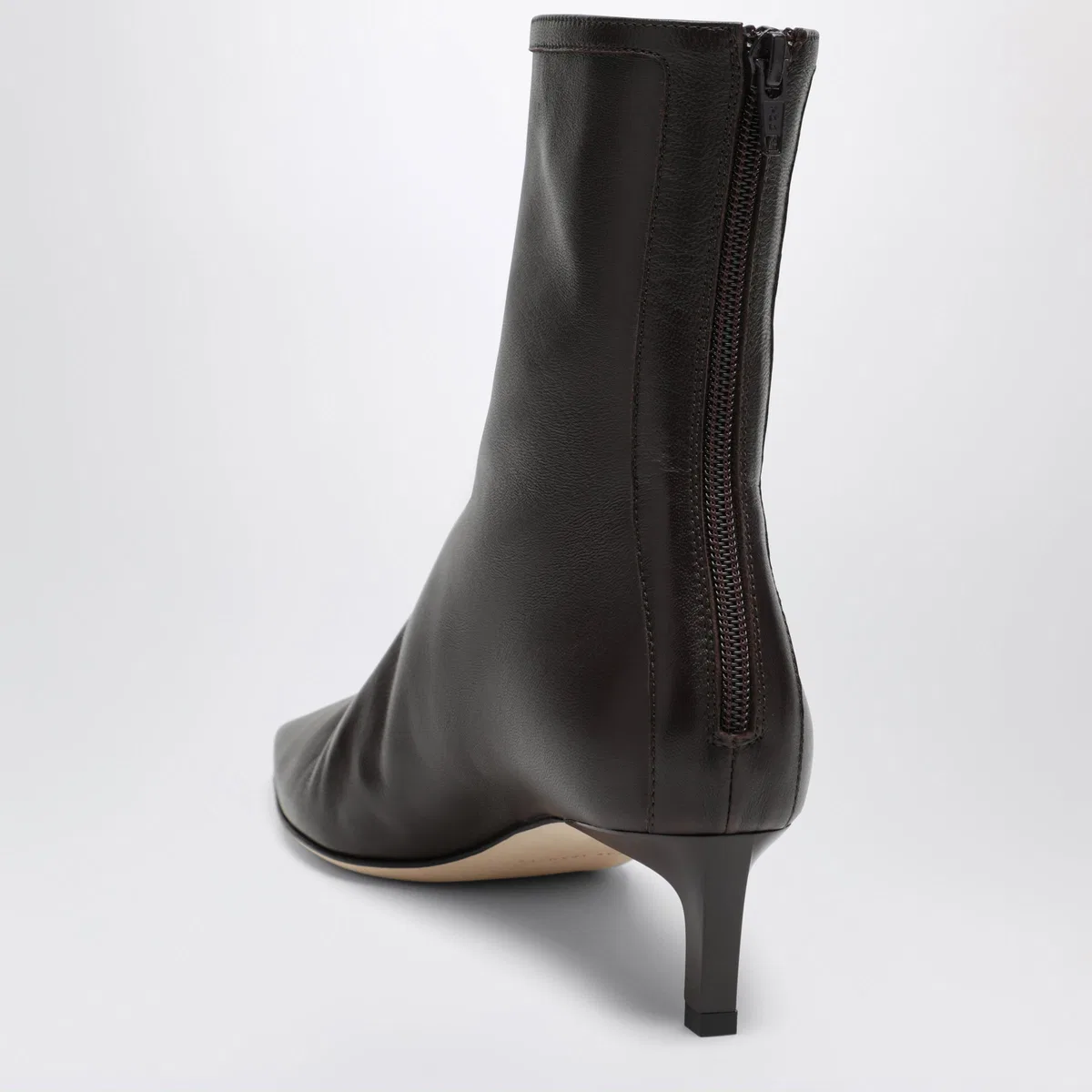 Dear Frances Black Topo Boots In Nappa Leather