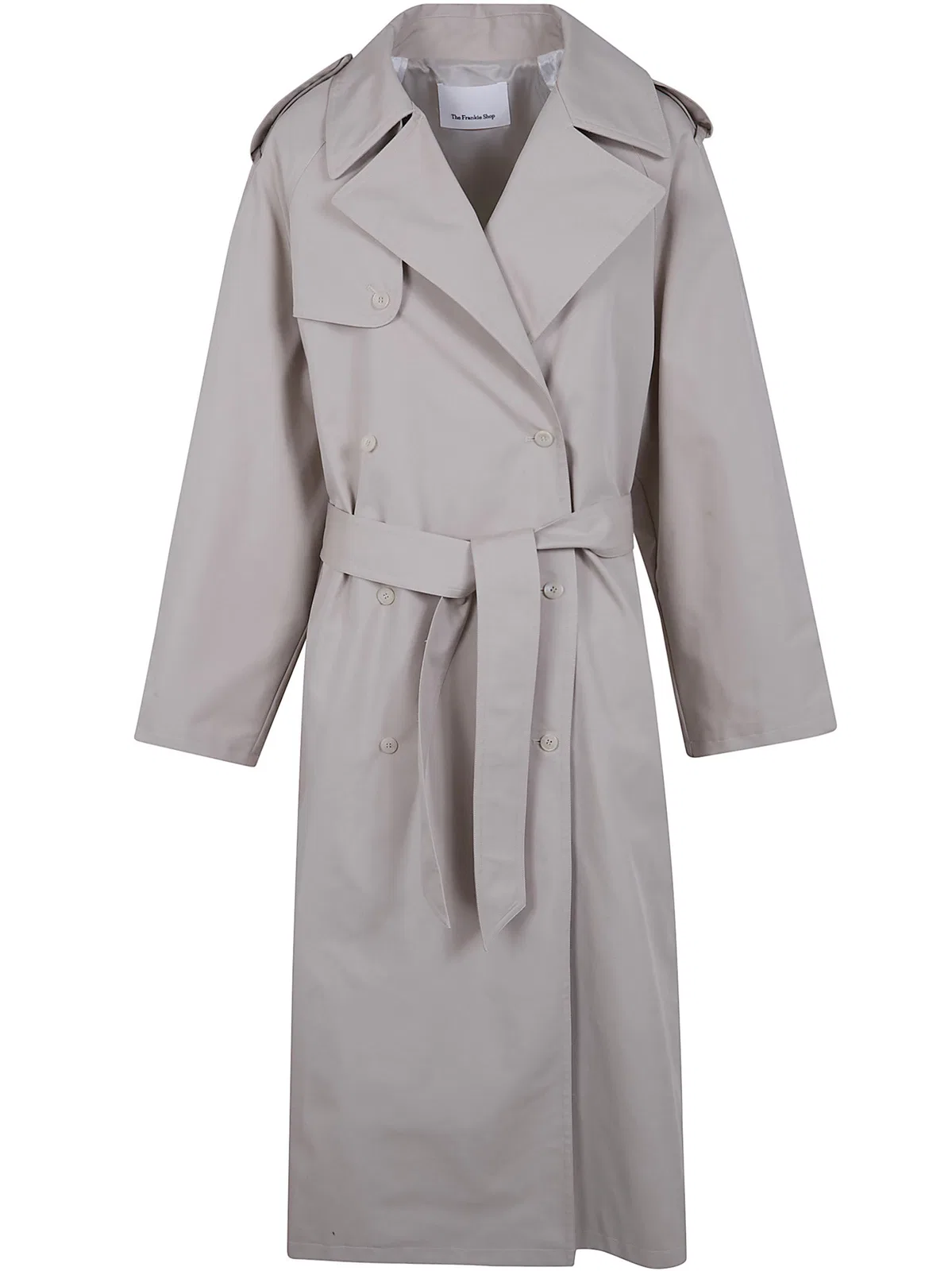 The Frankie Shop "Riva" Cotton Trench Coat