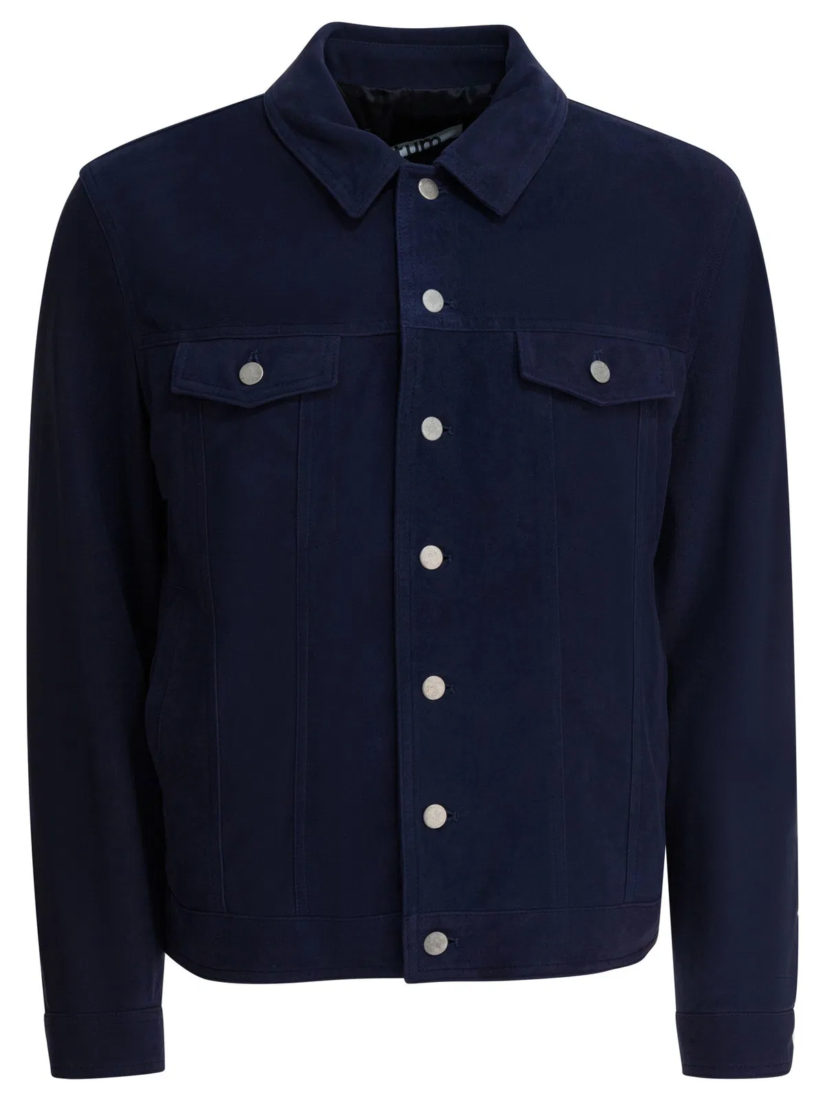 Altum Blue Suede Trucker Jacket