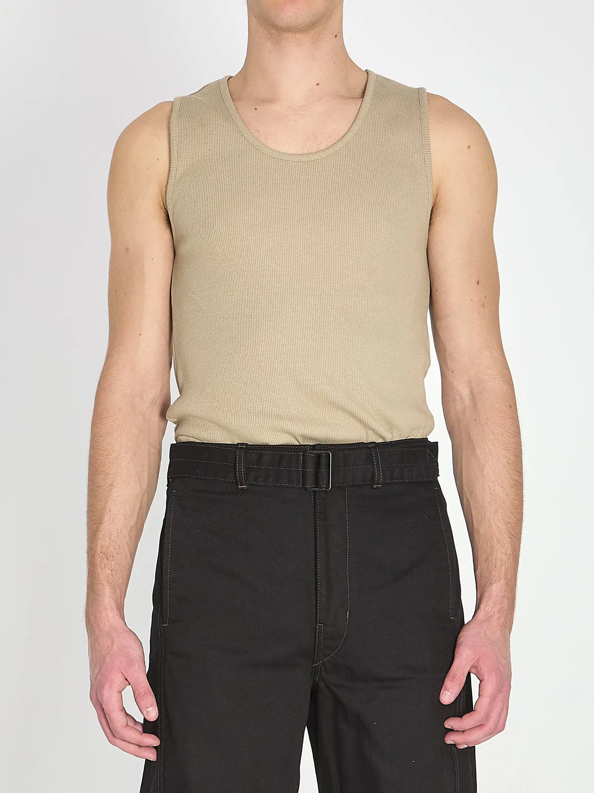 Lemaire Cotton Linen Rib Tank