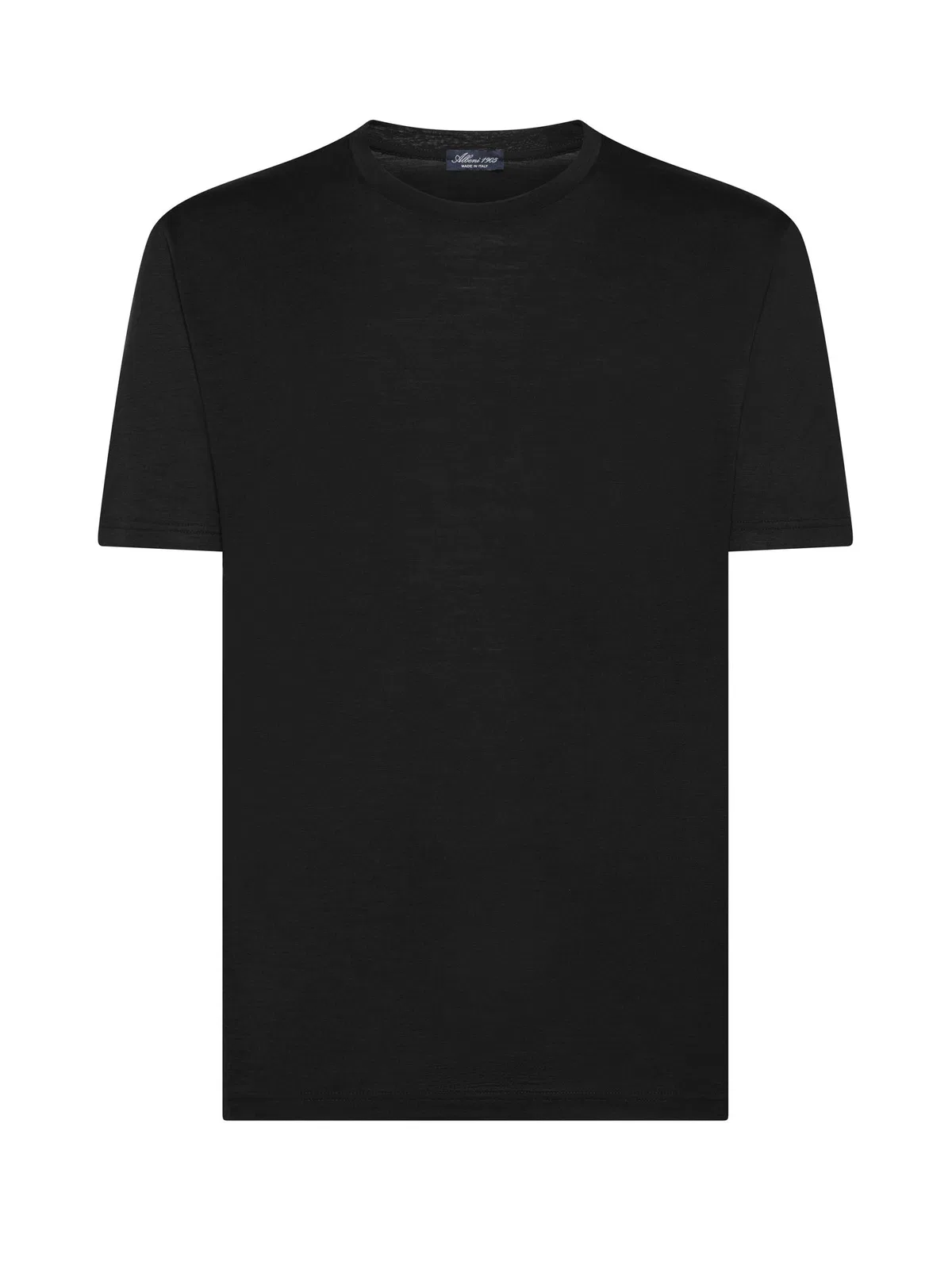 Albeni 1905 Black Merino Wool T-Shirt