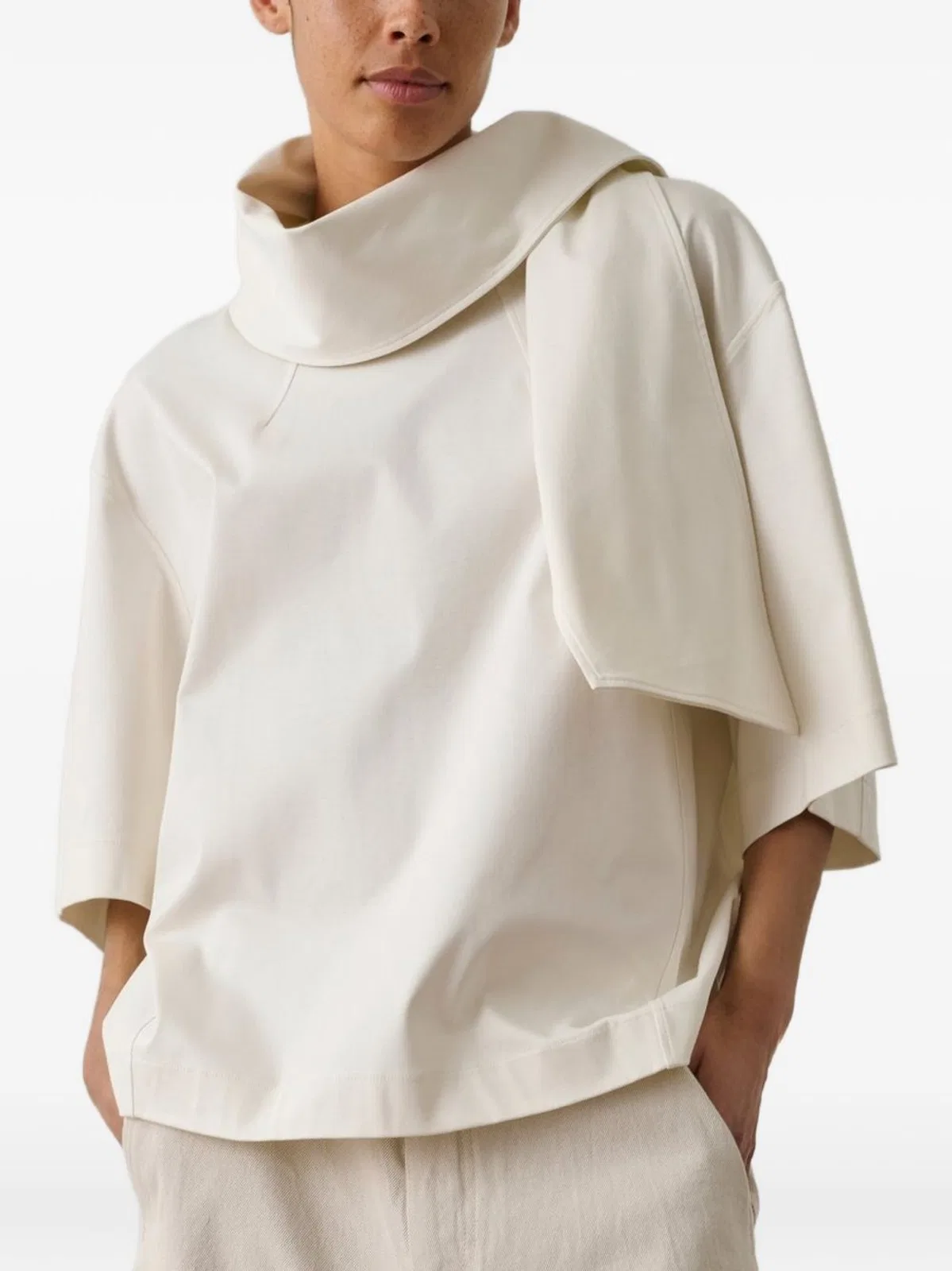 Soeur White Cotton Tee Shirt