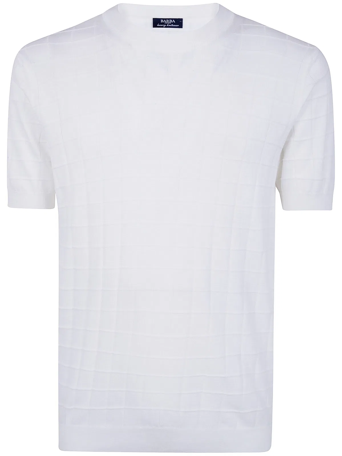 Barba Napoli Net Fancy Round Neck Sweater